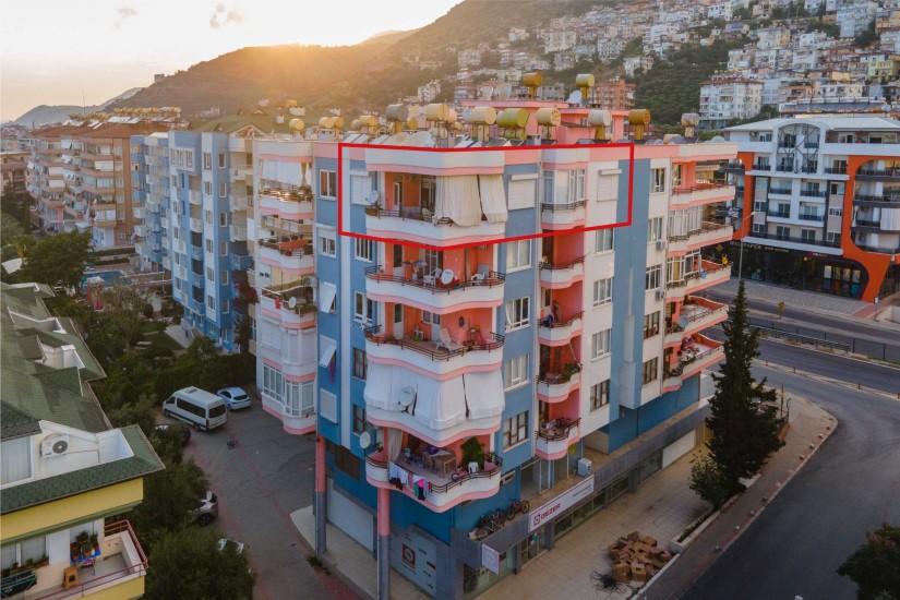 Möblierte Zweizimmerwohnung im Zentrum von Alanya mit Meerblick - Photo 3