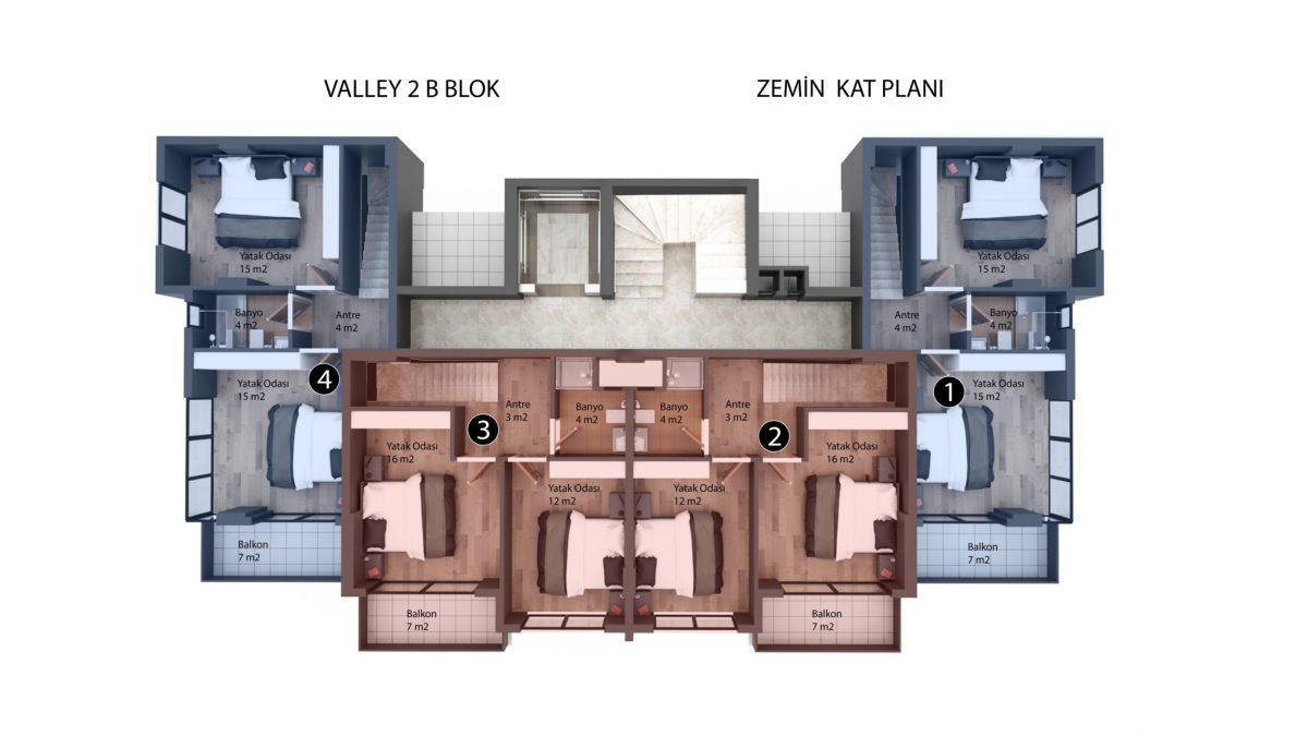 Neues Investitionsprojekt im Elitegebiet von Alanya Kestel - Photo 23