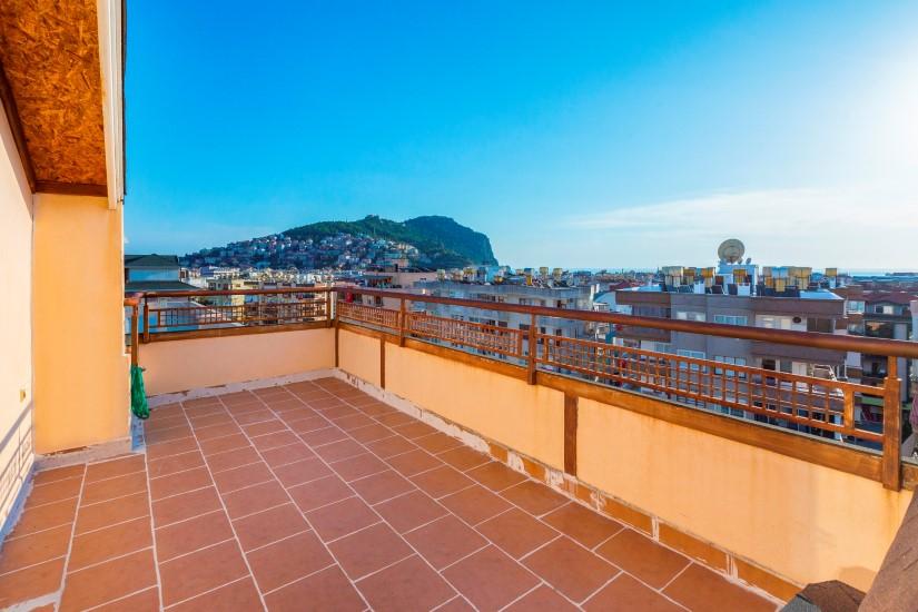 Penthouse im Zentrum von Alanya mit Blick auf die historische Festung - Photo 16