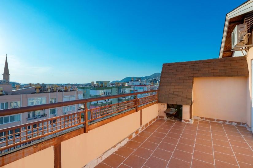 Penthouse im Zentrum von Alanya mit Blick auf die historische Festung - Photo 17