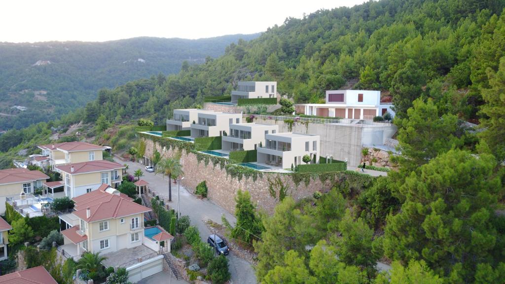 Villenprojekt im zentralen Teil von Alanya mit Panoramablick - Photo 16